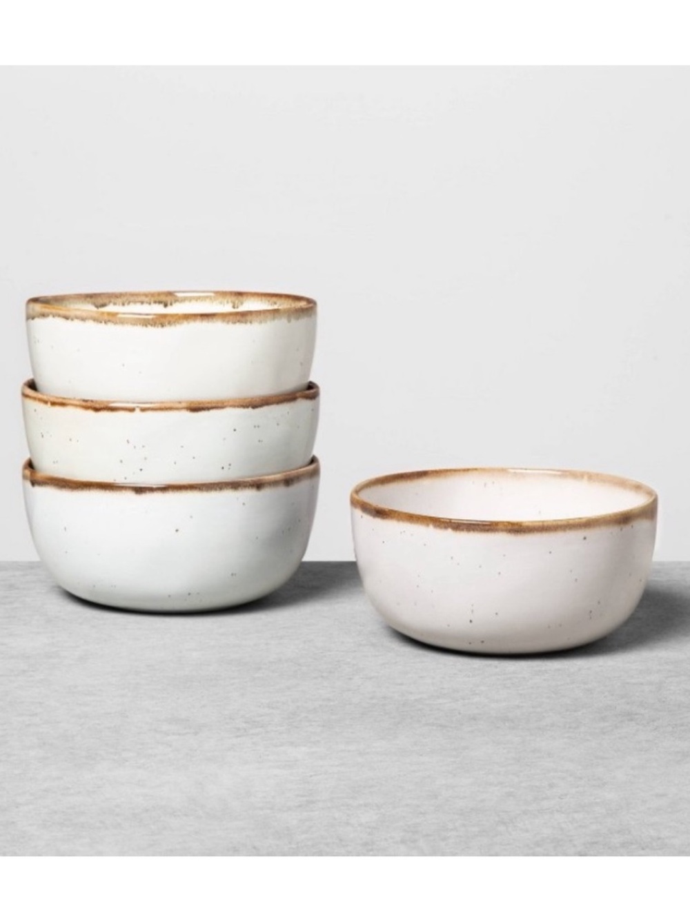 Hearth & Hand with Magnolia ***Set of 4*** Ceramic Glazed Cereal Bowls NEW